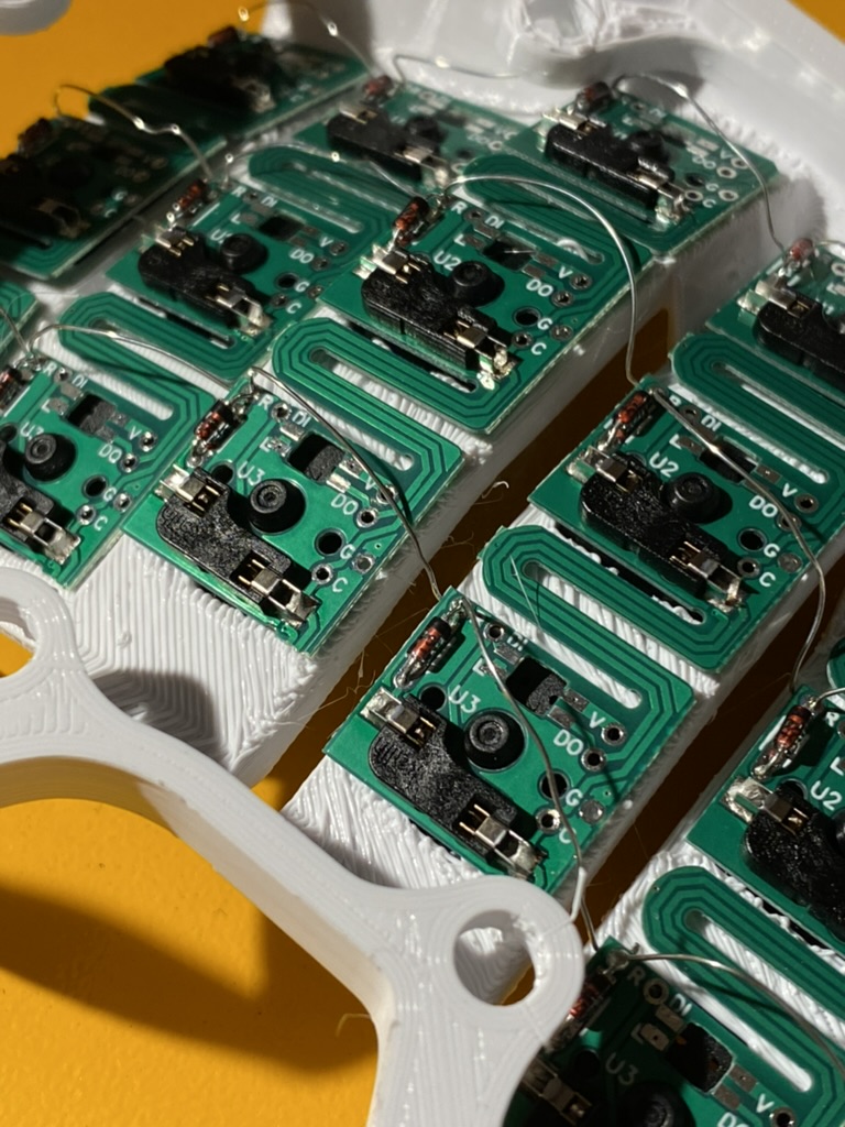 Closer look at the flexible PCBs